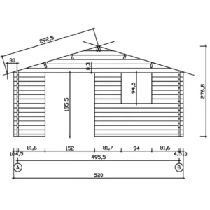 Aiden puutarhatalo Brosmerk