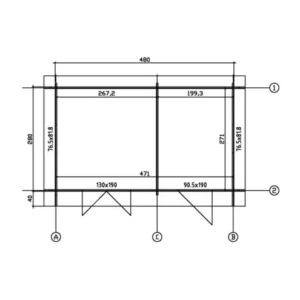 Amelia puutarhatalo Brosmerk