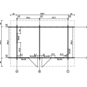 Caleb puutarhatalo Brosmerk