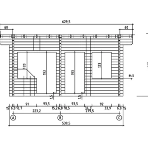 Caleb puutarhatalo Brosmerk