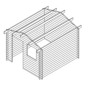 Chloe puutarhatalo Brosmerk