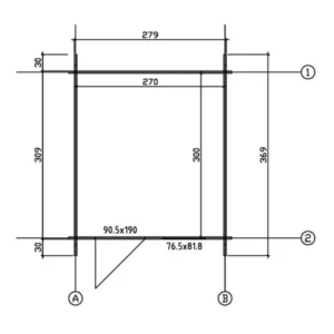 Chloe puutarhatalo Brosmerk