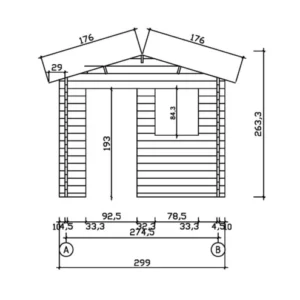 Chloe puutarhatalo Brosmerk