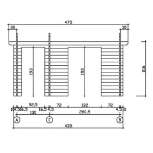 Olivia piharakennus Brosmerk