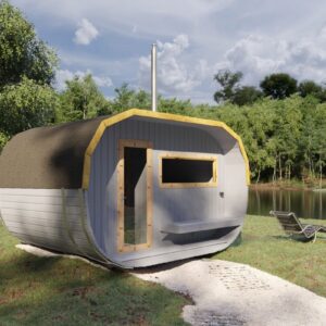 Brosmerk tynnyrisauna