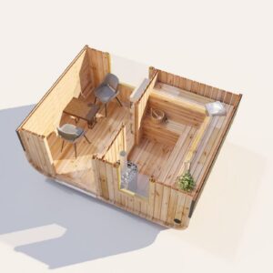 Brosmerk tynnyrisauna