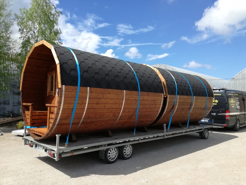 Brosmerk tynnyrisauna