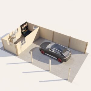 Brosmerk autotalli V6