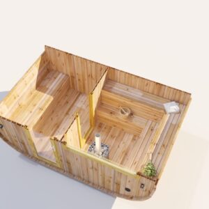 Brosmerk tynnyrisauna Lily