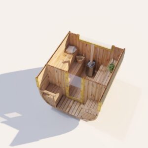 Brosmerk tynnyrisauna Leo