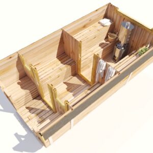 Brosmerk tynnyrisauna